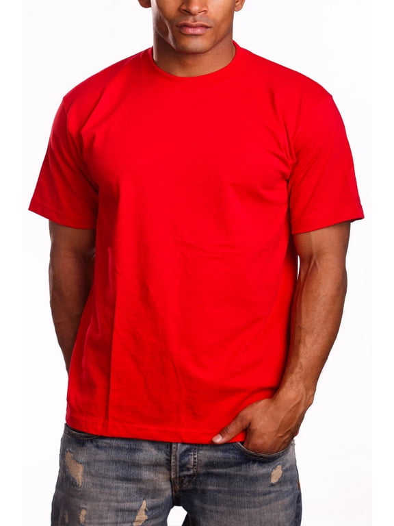 Athletics Mens Short Sleeve T-Shirt,Red,5XL