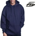 thumbnail image 1 of Pro 5 Men's Fleece Pull Over Hoodie Sweater Heavy Weight Navy Blue, 1 of 2
