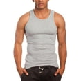 thumbnail image 1 of Pro 5 Mens A-Shirts 3 Pack Undershirt,Heather Grey,Medium, 1 of 2