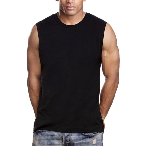 Pro 5 Mens Muscle Tank Top,Black,7XL