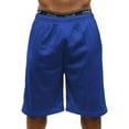 thumbnail image 1 of Pro 5 Mens Plain Mesh Shorts,Royal Blue,4XL, 1 of 2