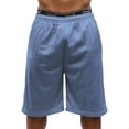 thumbnail image 1 of Pro 5 Mens Plain Mesh Shorts,Sky Blue,5XL, 1 of 2