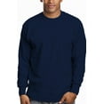 thumbnail image 1 of Pro 5 Super Heavy Mens Long Sleeve T-Shirt,Navy Blue,2XL, 1 of 2