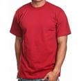 thumbnail image 1 of PRO 5 Super Heavy Men's Short Sleeve Crew Neck T-Shirt - Red - Medium, 1 of 2
