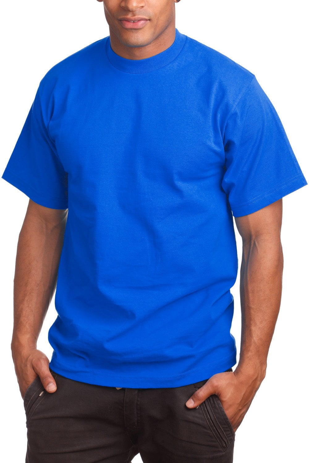 Pro 5 Superheavy Short Sleeve T shirt Royal Blue 2XL Tall Walmart