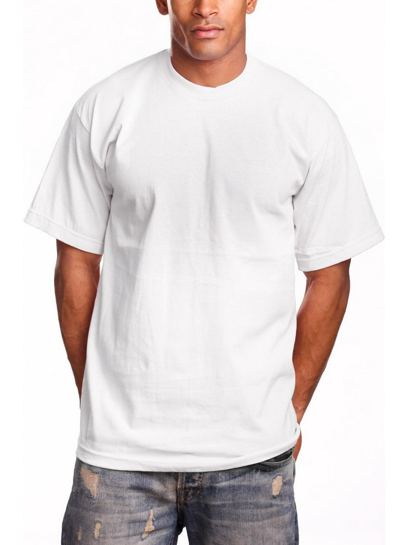 Pro 5 Superheavy Short Sleeve T-shirt,White,5XL Tall - Walmart.com