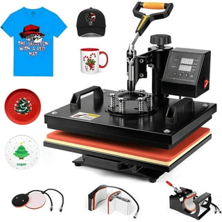 Pro 8 in 1 TUSY Heat Press 15x15, 360 Swing Away & Slide Out Heat Press,  Industrial Heat Press Machine for T-Shirts, Hats, Bags, Mugs, Plates (8 in  1)