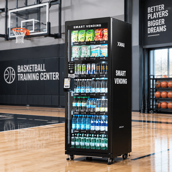 Pro 520L Commercial Vending Machine for Business, Touchscreen Daily Necessities Display Cabinet for Hotel, School, Hospital, Gym, Bar, Community
