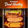 thumbnail image 1 of Pro 6QT Air Fryer with Large Square Viewing Window, Base and Upper Heating, 12 Presets for Chicken Wings, Steak, Fries, Pizza and More, Non-Stick and PFOA-Free, Fast and Oil Free Cooking, 1 of 6