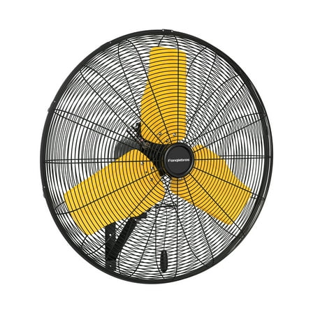 Pro 9500 CFM 24" Outdoor IP44 Waterproof Wall Mount Fan, 3-Speed Oscillating Metal Fans with Enclosure Motor, Heavy Duty Wall Fan for Patio, Warehouse, Garage, and Jobsite