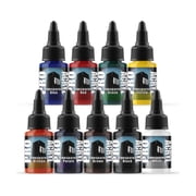 Monument Hobbies Pro Acryl Expansion Set #2 - Transparents! Acrylic Model Paints for Plastic Models - Miniature Figures Painting, no-clog cap, loaded with glass agitator