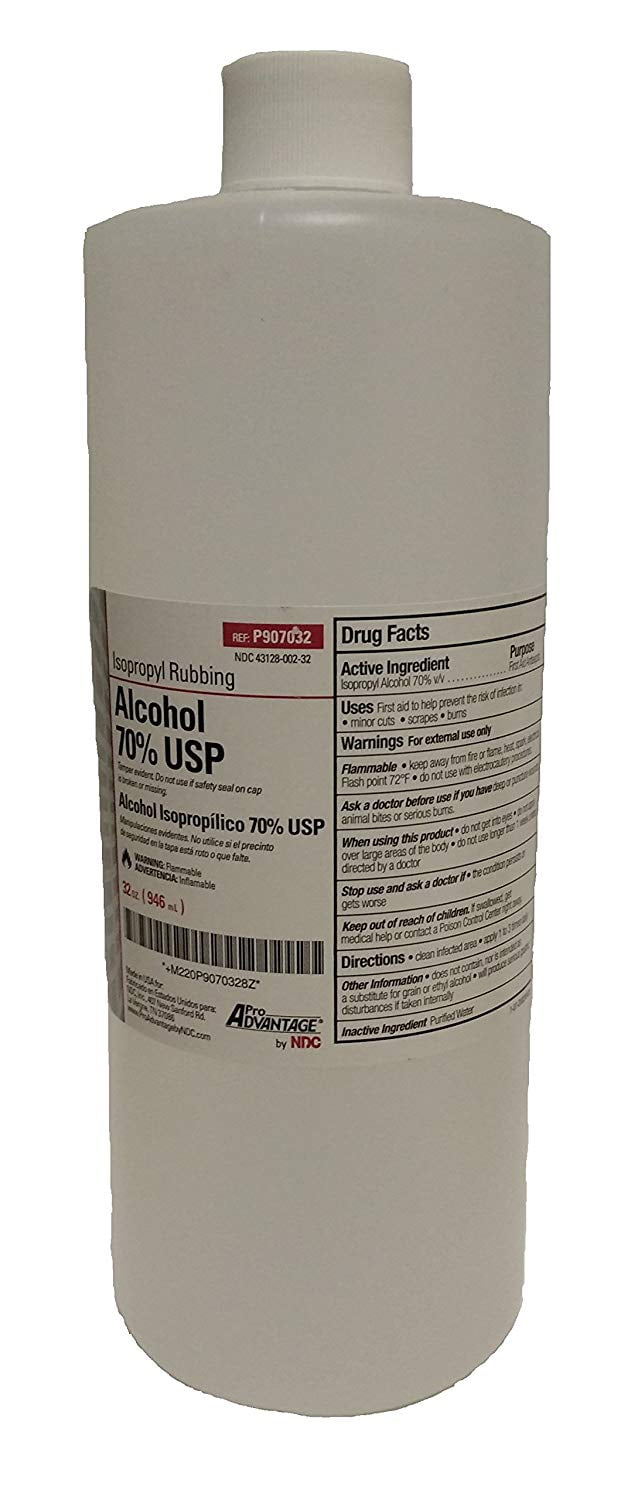 Pro Advantage P907032 Isopropyl Rubbing Alcohol 70% 32 oz. (Each)