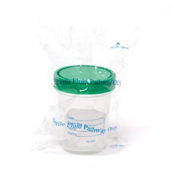 Pro Advantage Specimen Container Ind Pkgd in Poly Pouch & label-4oz-100/Cs