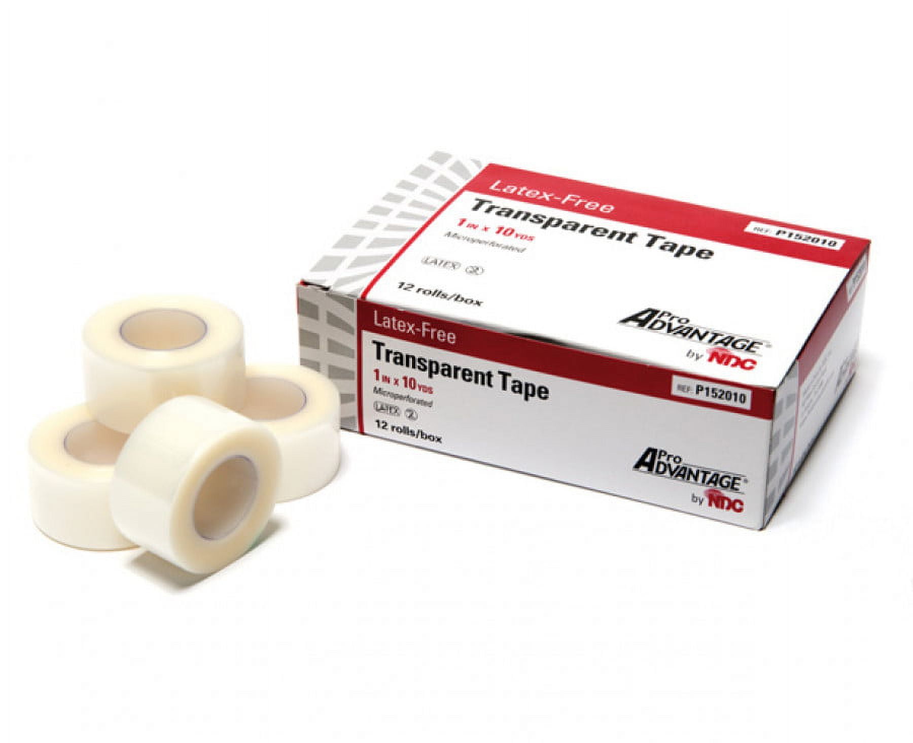 Pro Advantage Surgical Transparent Tape - 2 inches x 10 yards, 6/Box