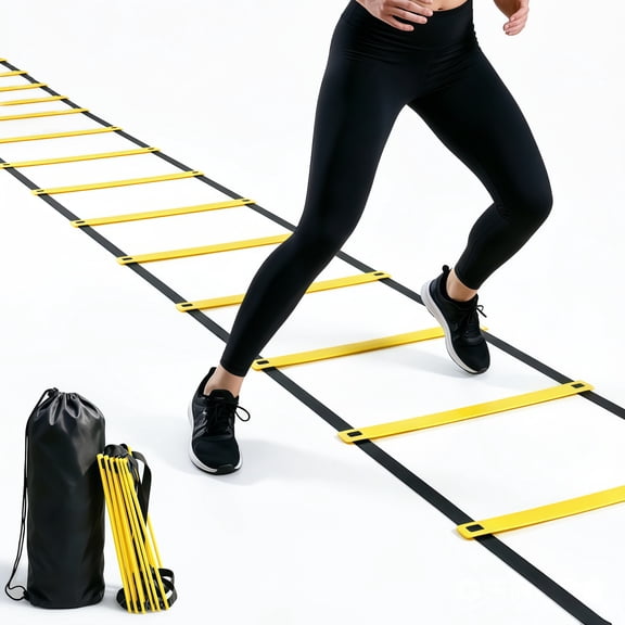 Pro Agility Ladder Speed Training Ladder 14 Rung 22ft with Carrying Bag