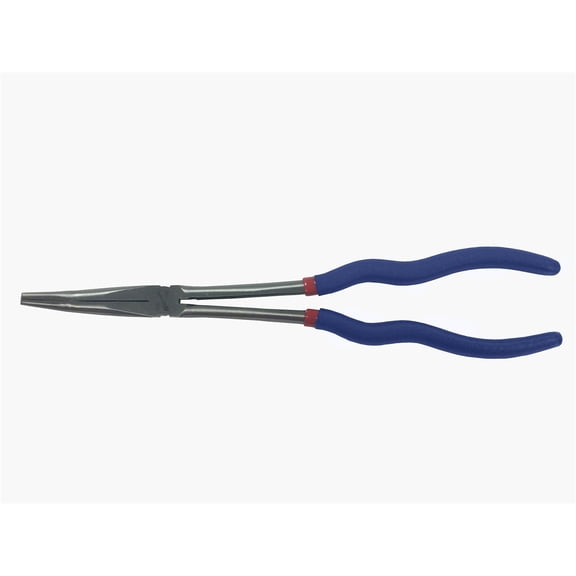Pro America 11 in. Extra Long Nose Pliers 45 Degree Curve Bend USA Made