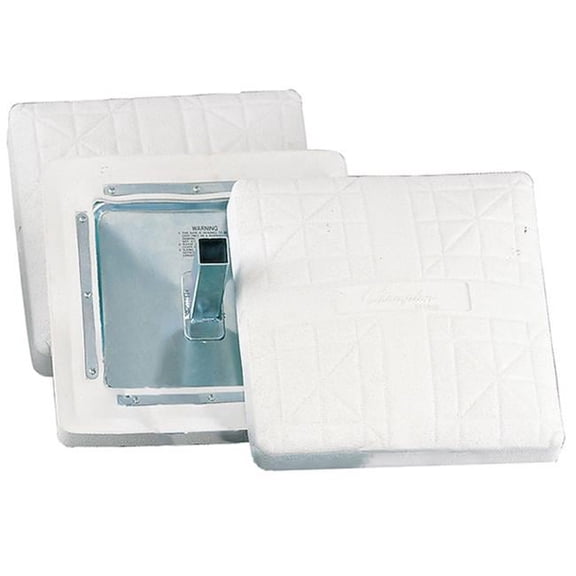 Pro Anchored Welded Base, White