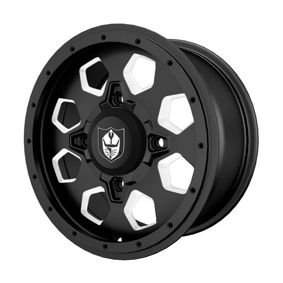 Pro Armor 1522435-458 Matte Black 15" x 7" R15 Front Rear HEXLR Wheel Rim Polaris OEM