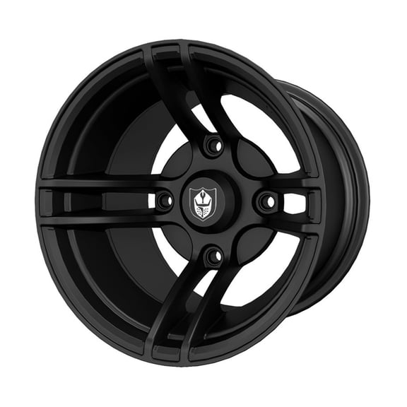 Pro Armor 1523149-458 Polaris Genuine OEM Matte Black Whiteout Front Rear Wheel 15" x 10"