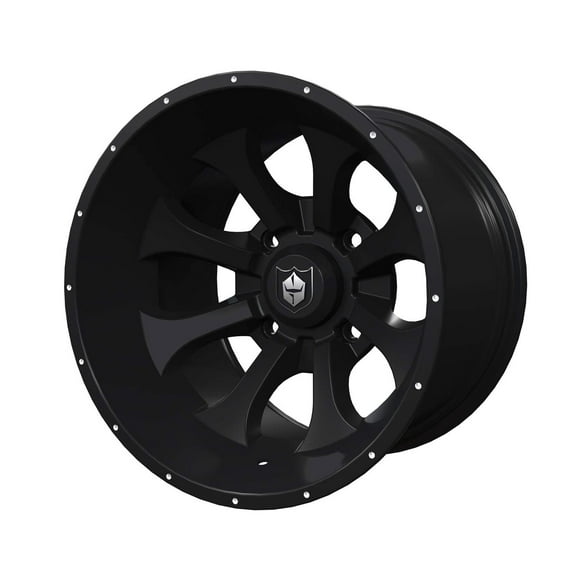 Pro Armor 1523728-458 Matte Black 15" x 10" R15 Rear Knight Wheel Rim Polaris OEM General