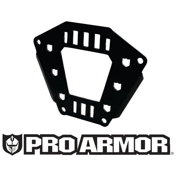 Pro Armor P111031 Black Steel Radius Rod Plate 2011-2013 Polaris RZR XP & RZR 4 XP 900