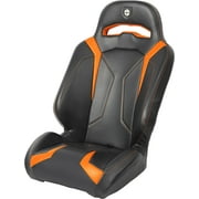 Pro Armor P141S188OR LE Suspension Seat - Black/Orange Fits Select Polaris Ranger