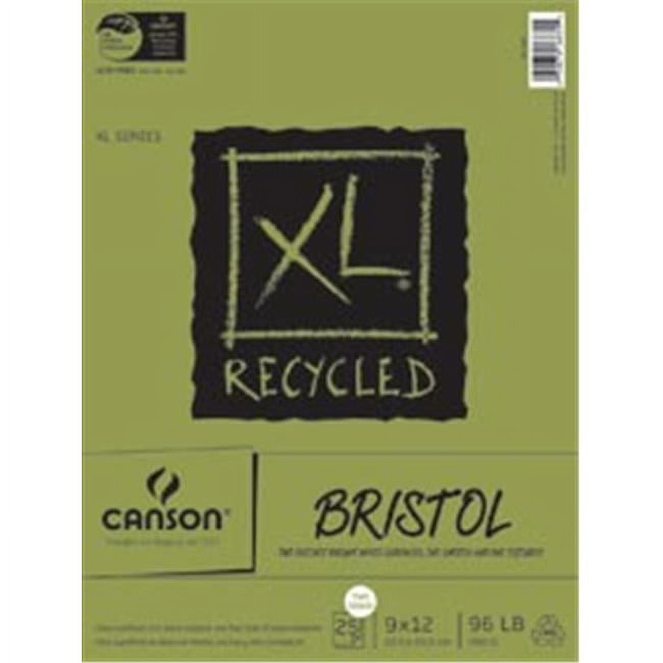 Canson XL Series Bristol Paper, Smooth, Foldover Pad, 9x12 inches, 25  Sheets (100lb/260g) - Artist Paper for Adults and Students - Markers, Pen  and Ink : Arts, Crafts & Sewing 