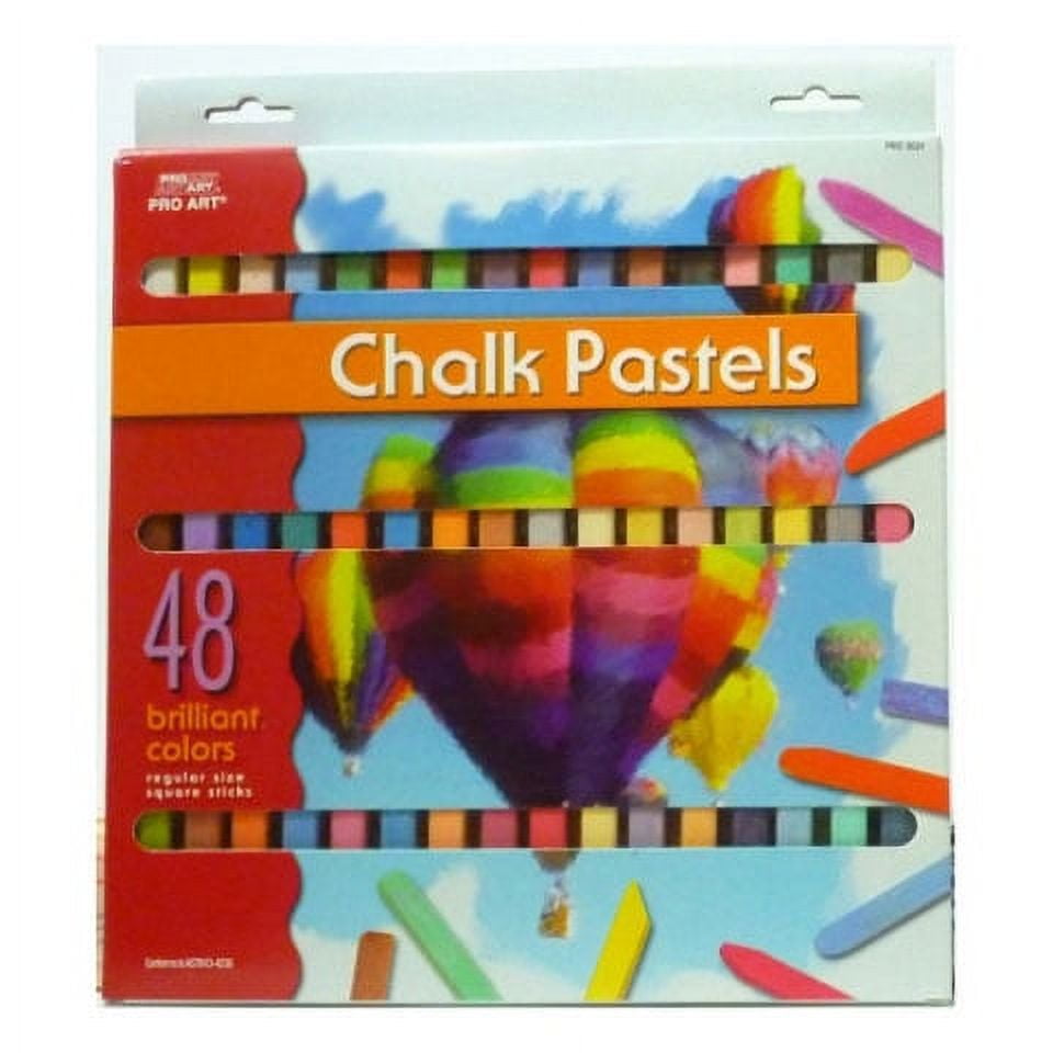 chalk pastels & oil pastels 48-count set, Five Below