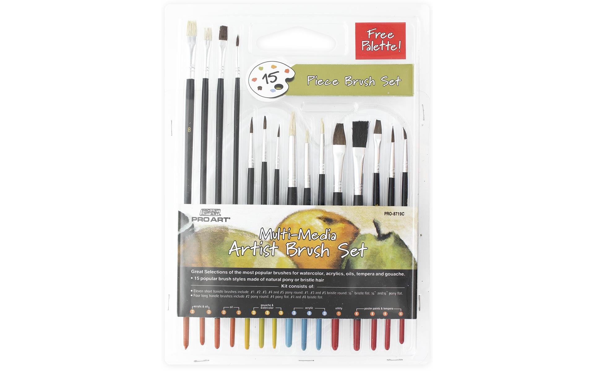 Round Style / Short Handle Oil and Chip Brushes