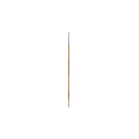 Pro Art White Hog Bristle Round Brush Size 1 for Oils and Acrylics