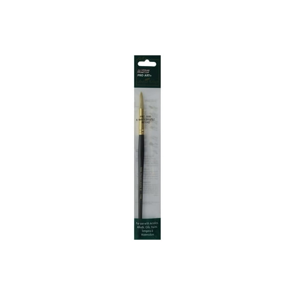 Pro Art Brush White Bristle Round #6 Pkg, Paint Brushes, Acrylic Paint Brush Set, Brushes Acrylic Painting, Small Brushes, Paintbrush, Brushes