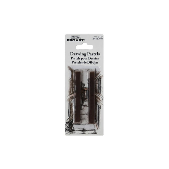 Pro Art Drawing Pastels 2pc Black