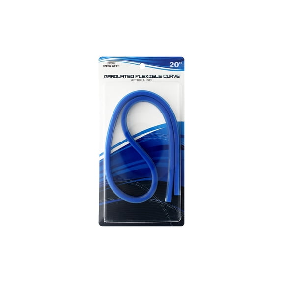 Pro Art Flexible Curve Template 20 in Graduated Cm and Inches