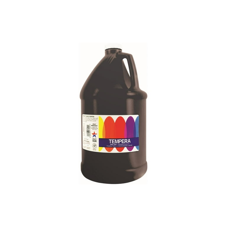 Pro Art Liquid Tempera Paint Gallon Black