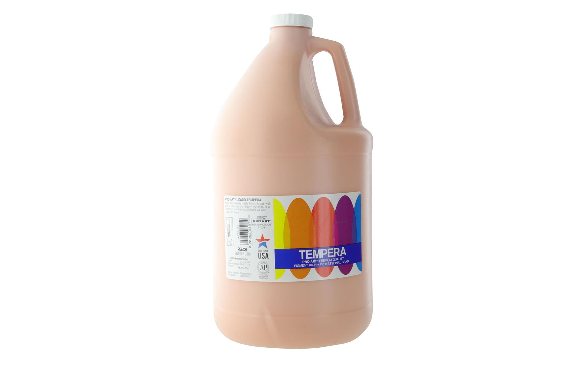 Pro Art Liquid Tempera Paint Gallon Peach