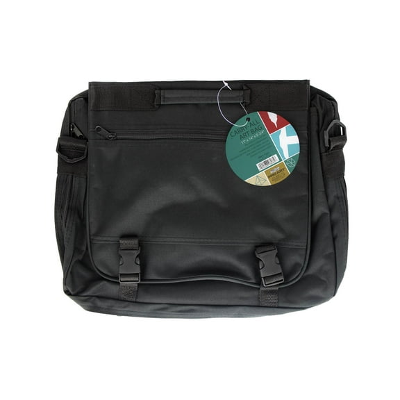 Pro Art Messenger Art Supply Bag 11x14x2.75, Artist Messenger Bag, Art Portfolio Organizer, Canvas Shoulder Bag for School, Work, Travel, Men and Women, Crossbody Satchel