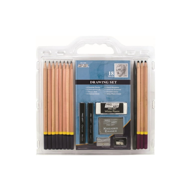 Dyvicl Professional Drawing Sketching Pencil Set - 12 Pieces Drawing  Pencils 10B, 8B, 6B, 5B, 4B, 3B, 2B, B, HB, 2H, 4H, 6H Graphite Pencils for