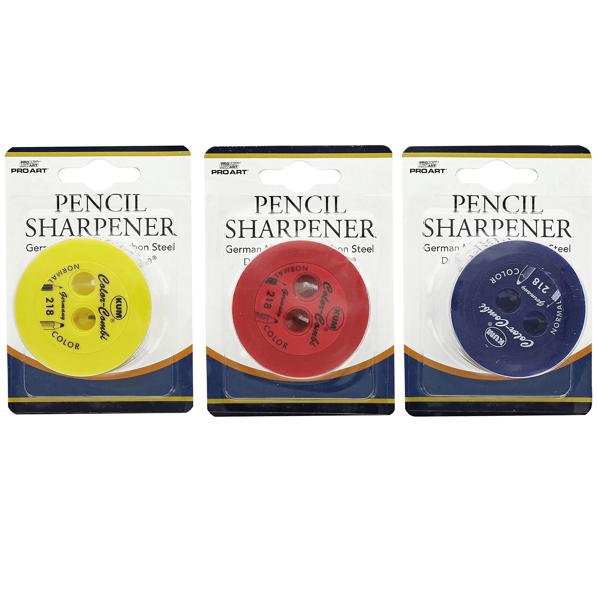 Pro Art Pencil Sharpener Color Lead Combo Astd