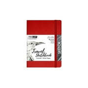 Pro Art Premier Sketch Book Travel 6"x 4" White 74lb Red 80 Sheets, Sketch Book, Sketchbook, Drawing Pad, Pad, Drawing Paper, Art Book, Paper, Sketchbook for