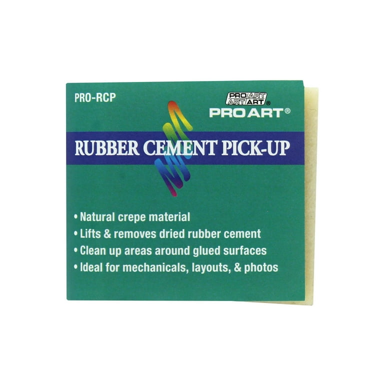 Natural Rubber Crepe Eraser Removes Dried & Aged Adhesive Glue
