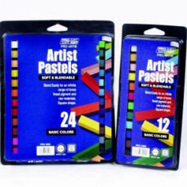 Pro Art Soft Pastel Set Assorted Colors, 24 pack
