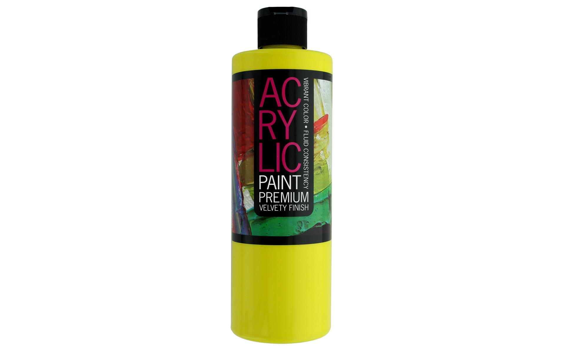 Pro Art Student Acrylic Paint 16oz Lemon Yellow - Walmart.com