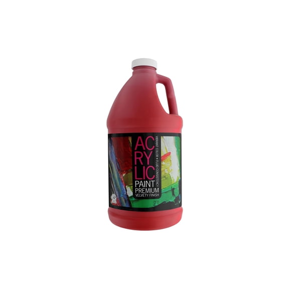 Pro Art Student Acrylic Paint 64 oz Hansa Red