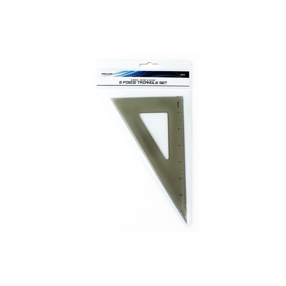Pro Art Smoke Tinted Triangle Set 8 in 45/90 and 30/60
