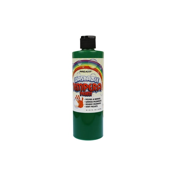 Pro Art Washable Tempera Paint 16oz Green