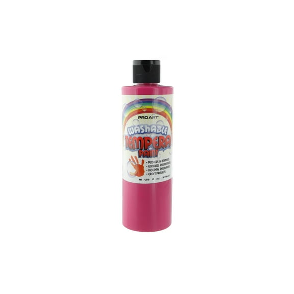 Pro Art Washable Tempera Paint 16oz Magenta