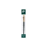 Pro Art White Bristle Flat Artist Brush Size 8 for Multi-Media