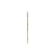 Pro Art White Hog Bristle Filbert Brush Size 6 for Oils and Acrylics