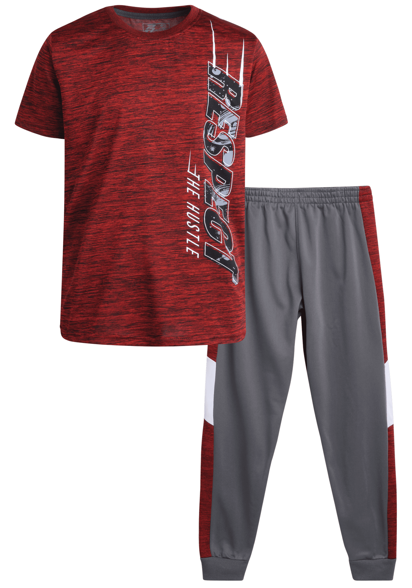 Pro Athlete Boys' Active Pants Set - 2 Piece Performance T-Shirt and ...