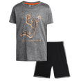 thumbnail image 1 of Pro Athlete Boys' Active Shorts Set - 2 Piece Perfomance T-Shirt and Gym Shorts (8-16), 1 of 7